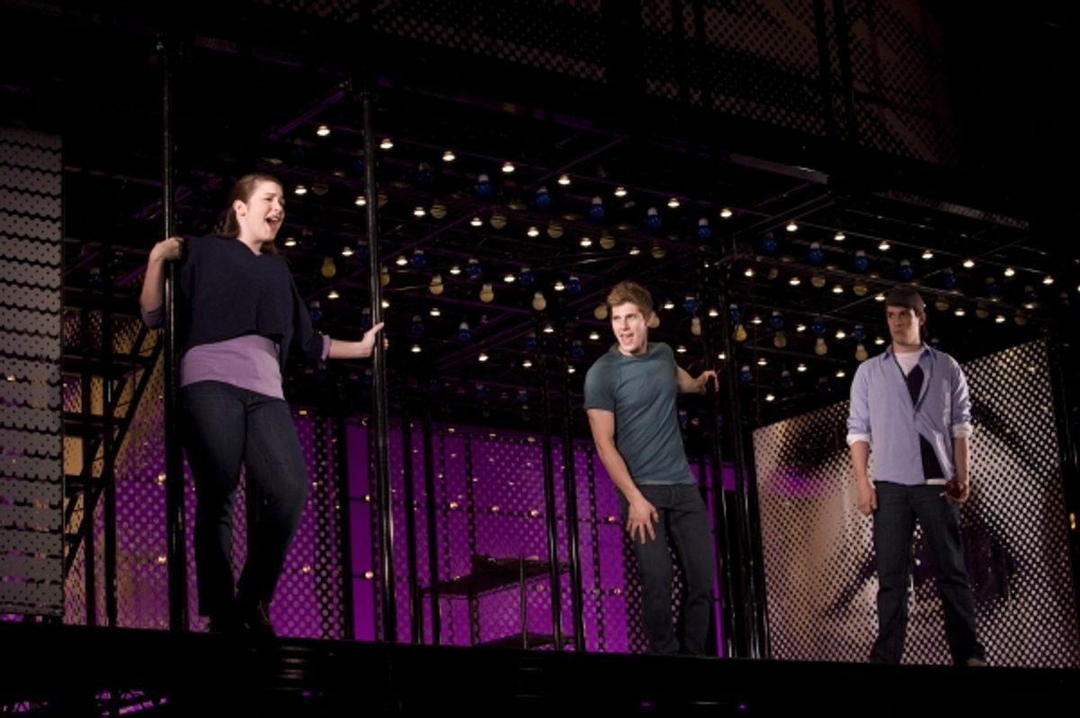 Emma Hunton, Curt Hansen and Preston Sadleir at 